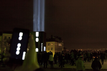 Vue de l'installation Surexposition en contexte d’exposition