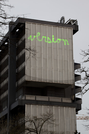View of the Sign [Manuscript] installation in exhibition context 