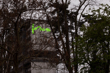 View of the Sign [Manuscript] installation in exhibition context 