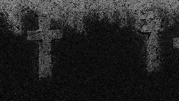 View of the Taking Life Making Life installation in exhibition context Screenshots of the artwork Taking Life Making Life