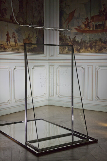 Vue de l’installation A présent en contexte d’exposition