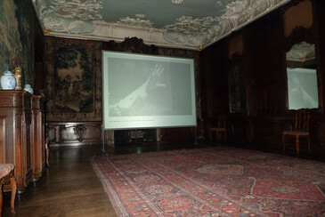 Screenshot of the artwork All Over
View of the All Over installation in exhibition context