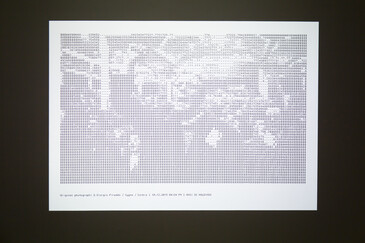 Screenshot of the artwork All Over
View of the All Over installation in exhibition context