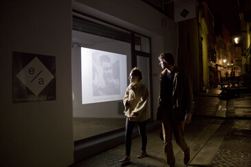 Screenshot of the artwork All Over
View of the All Over installation in exhibition context