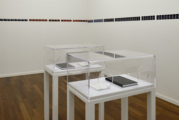 Vue d’Audience Works en contexte d’exposition.