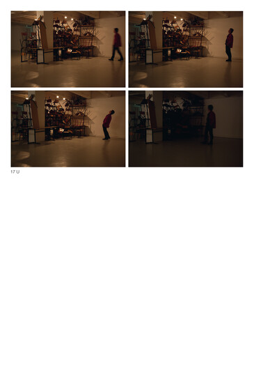 Vue d’Audience Works en contexte d’exposition.
