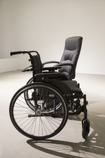 View of the Disabled Chair installation in exhibition context