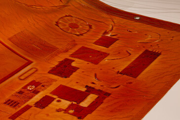 View of the installation Fossilation in exhibition context
