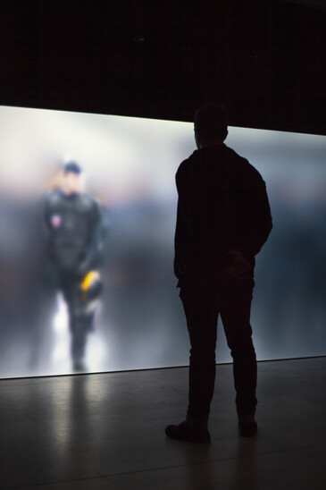 Vue de l'installation niform en contexte d’exposition