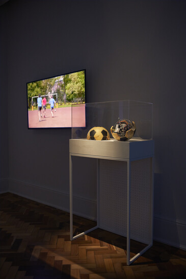 Vue du projet Le 23ème Joueur en contexte de jeu
Vues du projet Le 23ème Joueur en contexte d’exposition