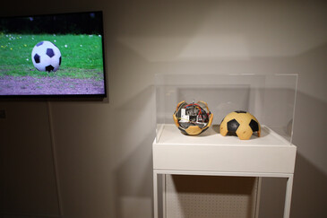 Vue du projet Le 23ème Joueur en contexte de jeu
Vues du projet Le 23ème Joueur en contexte d’exposition