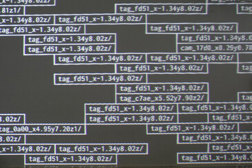 View of the Datarase installation in exhibition context