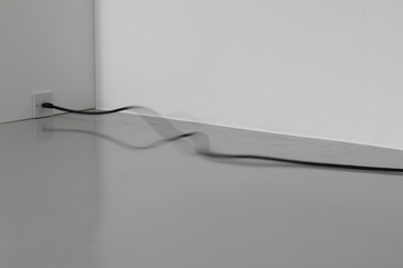 View of the Fossilation installation in exhibition context