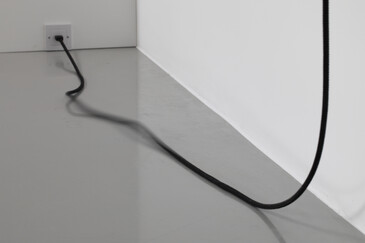 View of the Fossilation installation in exhibition context