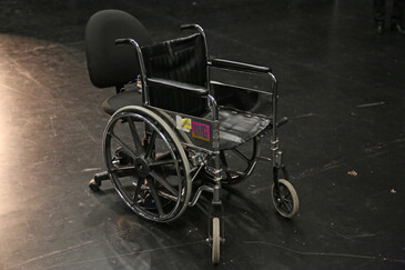 View of the Disabled Chair installation in exhibition context