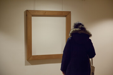 Vue de l'installation Hors Cadre en contexte d’exposition