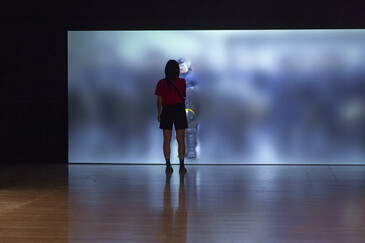 Vue de l'installation niform en contexte d’exposition