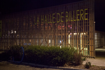 Vue de l’installation Poursuite en contexte d’exposition