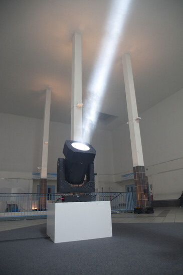 Vue de l’installation Poursuite en contexte d’exposition