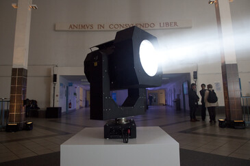 Vue de l’installation Poursuite en contexte d’exposition