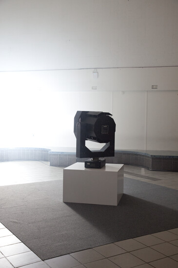 Vue de l’installation Poursuite en contexte d’exposition