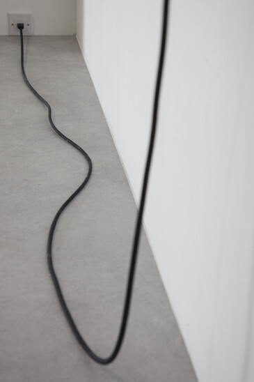 View of the Fossilation installation in exhibition context
