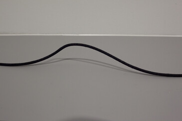 View of the Fossilation installation in exhibition context