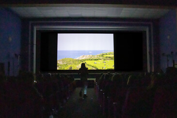 View of the Free Time installation in exhibition context
