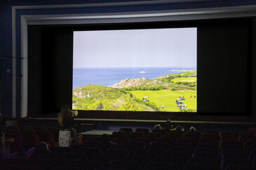 View of the Free Time installation in exhibition context