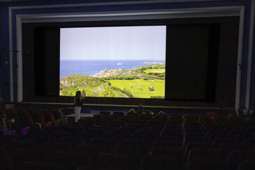View of the Free Time installation in exhibition context