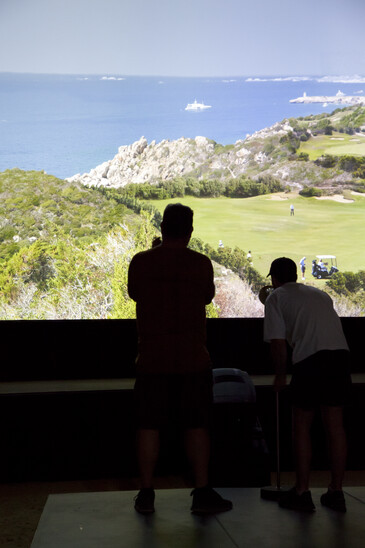 View of the Free Time installation in exhibition context