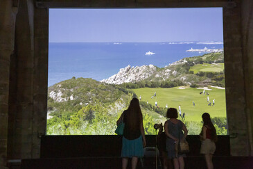 View of the Free Time installation in exhibition context