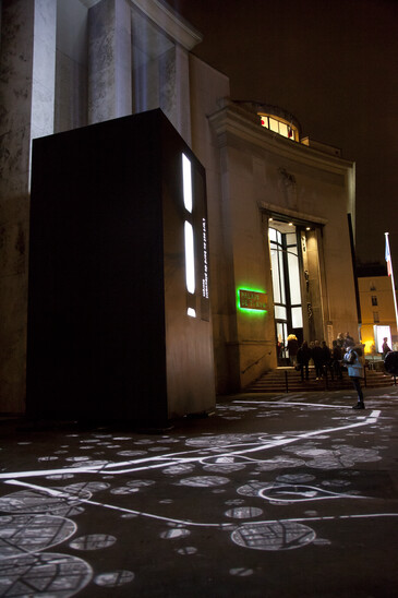 Vue de l'installation Surexposition en contexte d’exposition