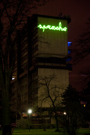 View of the Sign [Manuscript] installation in exhibition context 