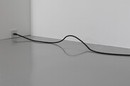 View of the Fossilation installation in exhibition context