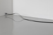 View of the Fossilation installation in exhibition context