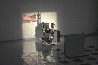 Vue de l'installation Pour l’instant en contexte d’exposition. 