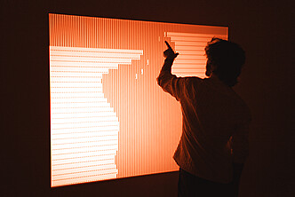 Vue de l'installation Contretemps en contexte d’exposition 