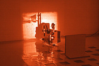 Vue de l'installation Pour l’instant en contexte d’exposition. 
