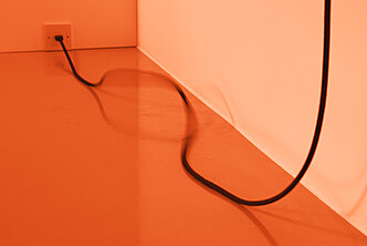 Vue de l'installation Snakable en contexte d‘exposition 