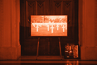Vue de l'installation Prendre vie(s) en contexte d’exposition 

Capture d’écran de l’œuvre Prendre vie(s)