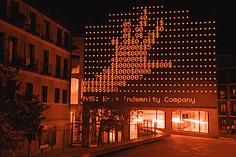 Vue de l'installation Visible Hand en contexte d’exposition 