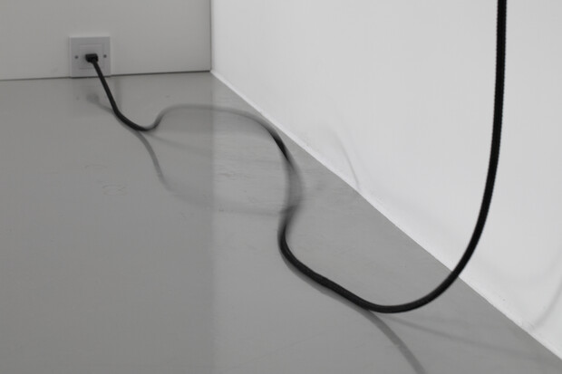 Vue de l'installation Snakable en contexte d‘exposition 