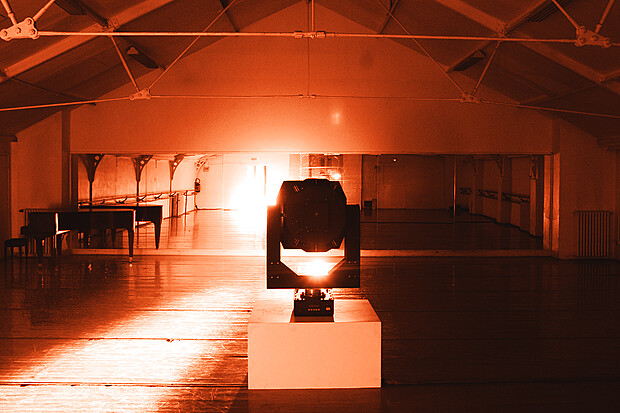 Vue de l’installation Poursuite en contexte d’exposition 